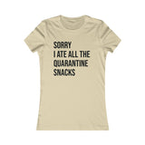 T-SHIRT FEMME SNACKS DE QUARANTAINE