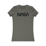 NASA BLACK WOMEN'S T-SHIRT
