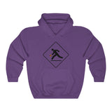 WARNING BASKETBALL PLAYER AHEAD - Unisex Heavy Blend™ Hooded Sweatshirt