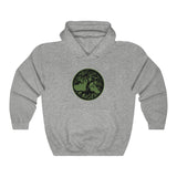 TREE OF LIFE - BLACK GREEN - Unisex Heavy Blend™ Hooded Sweatshirt