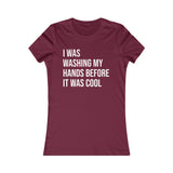 T-SHIRT FEMME LAVAGE DES MAINS
