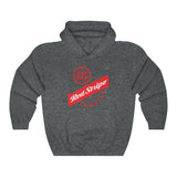 RED STRIPE - JAMAICA - WT - Unisex Heavy Blend™ Hooded Sweatshirt