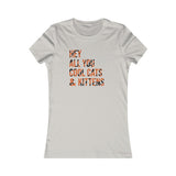 HEY ALL YOU COOL CATS AND KITTENS WOMEN'S T-SHIRT