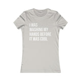 T-SHIRT FEMME LAVAGE DES MAINS