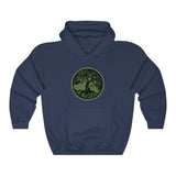 TREE OF LIFE - BLACK GREEN - Unisex Heavy Blend™ Hooded Sweatshirt