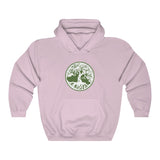 TREE OF LIFE - GREEN WHITE - Unisex Heavy Blend™ Hooded Sweatshirt