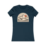 CAMISETA MUJER SALVAJE ES MARAVILLOSO