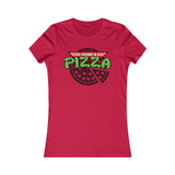 RESTEZ À LA MAISON ET MANGER DE LA PIZZA T-SHIRT FEMME