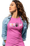 STOP BULLYING - Camiseta de algodón pesado para mujer