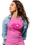 BE KIND - Camiseta de algodón pesado para mujer