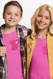 CHEMISE ROSE - T-shirt pour jeunes en coton épais